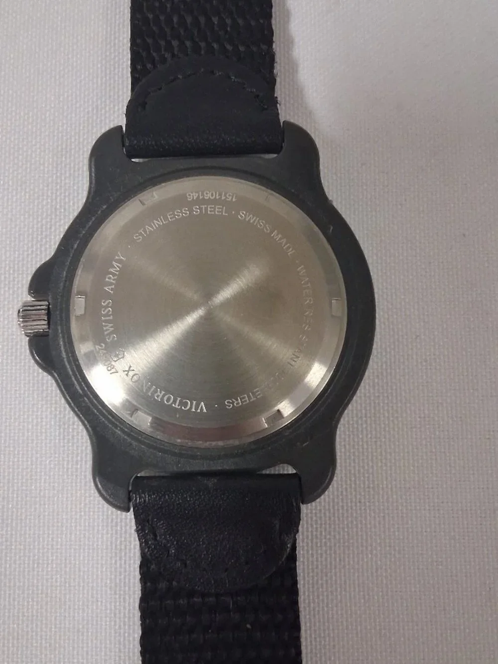 Victorinox Men’s Original XL Black Stainless Steel Watch 249087